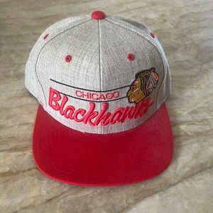Vintage Mitchell & Ness Chicago Blackhawks hat
